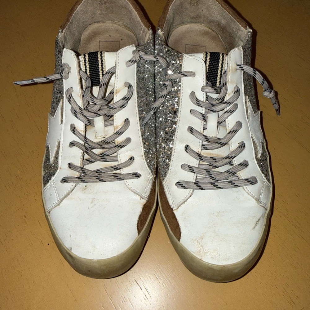 Shushop Women's Glitter Sneakers